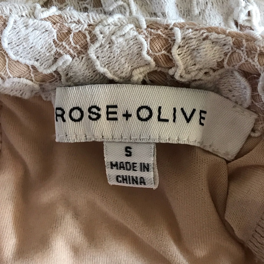 Sleeveless Lace Women Shirt- Cream - Picture 2 of 3